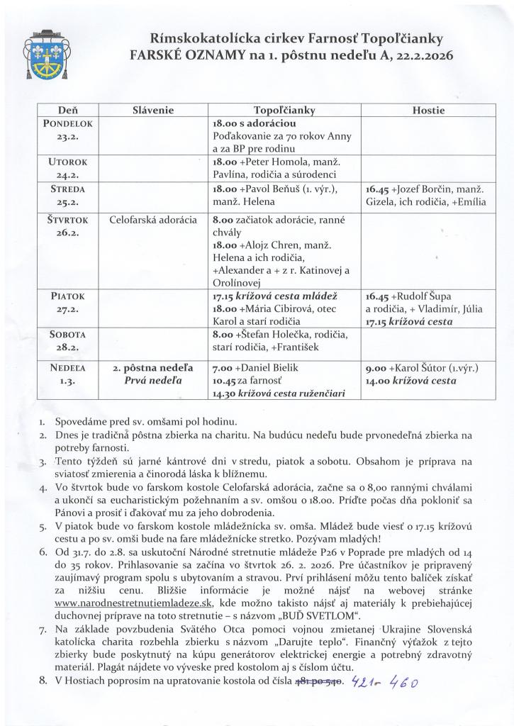 farské oznamy