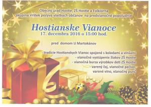 Hostianske Vianoce