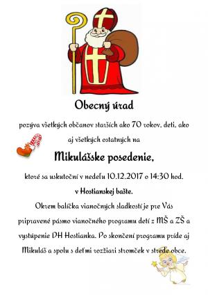 Mikulášske posedenie  1