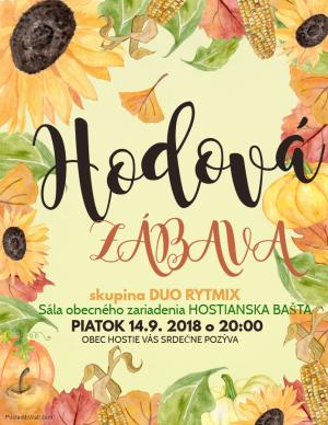 Hodová zábava
