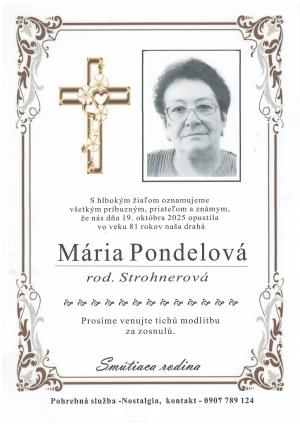 parte p. Pondelová